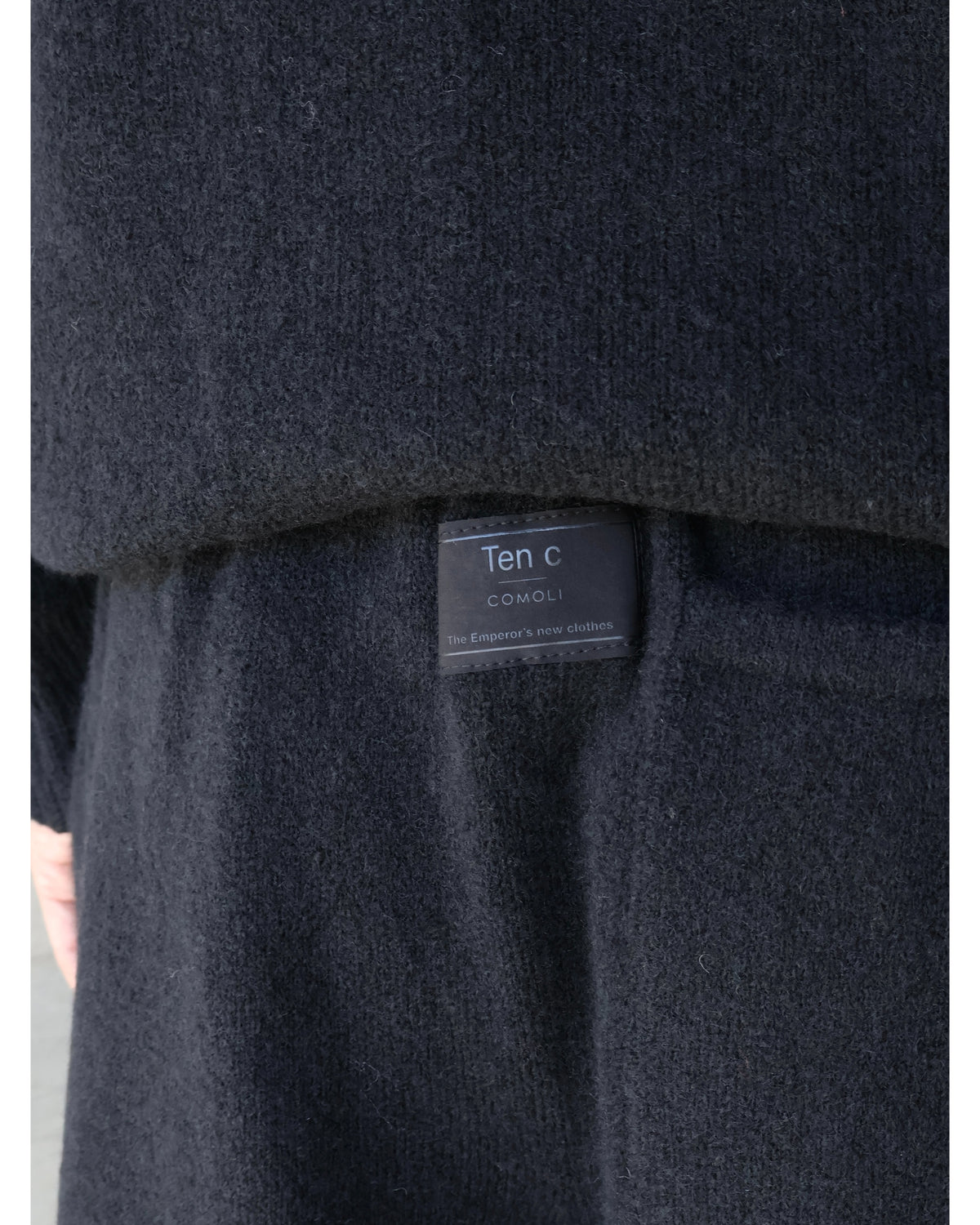 【Ten c × COMOLI】 KNIT BLACK
