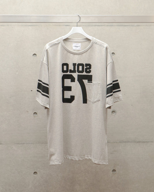 SOLO73.(oversized s/s pocket tee) GRAY