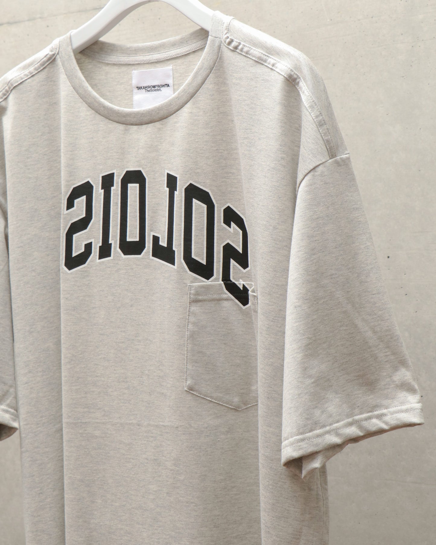 SOLOIST.(oversized s/s pocket tee) GRAY