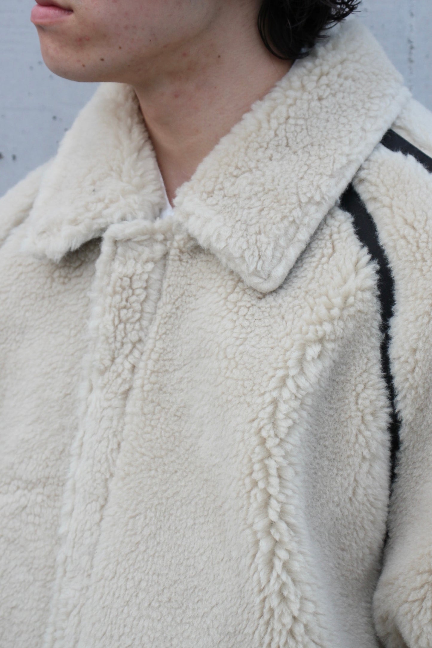 WOOL FUR FLIGHT JACKET