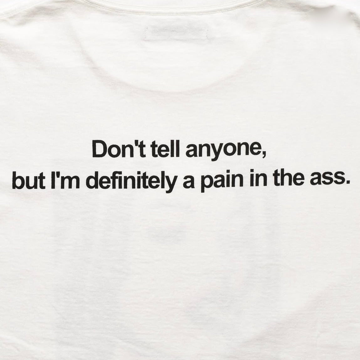 Monochrome Two tone Face Crewneck T-SH