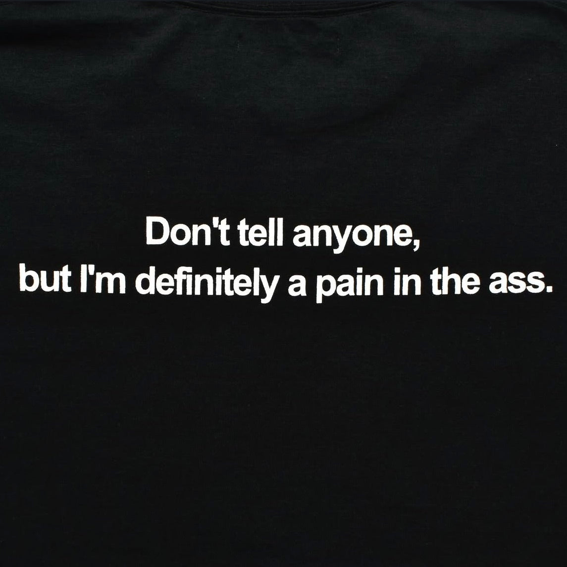 Monochrome Two tone Face Crewneck T-SH