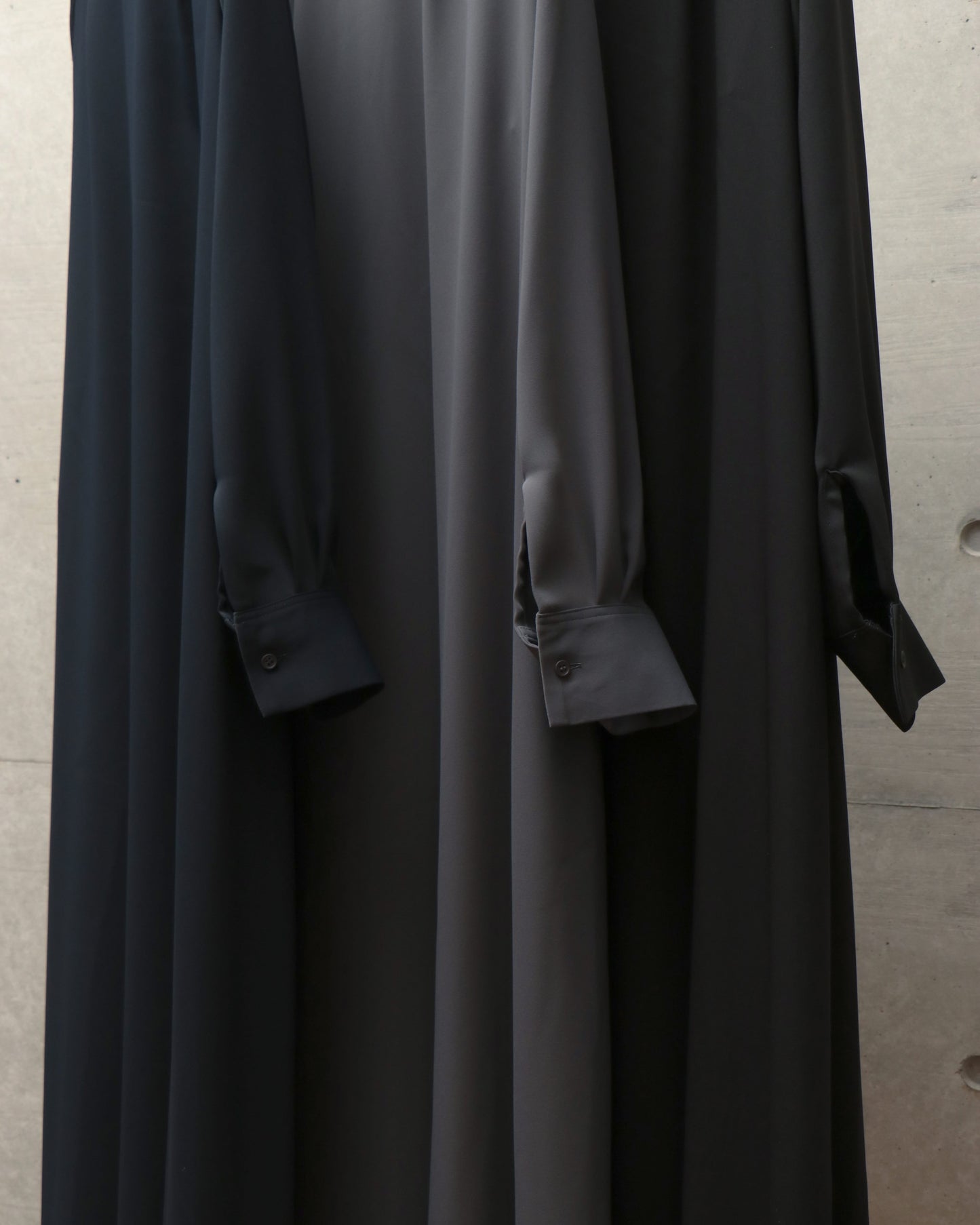 Satin Band Collar Dress