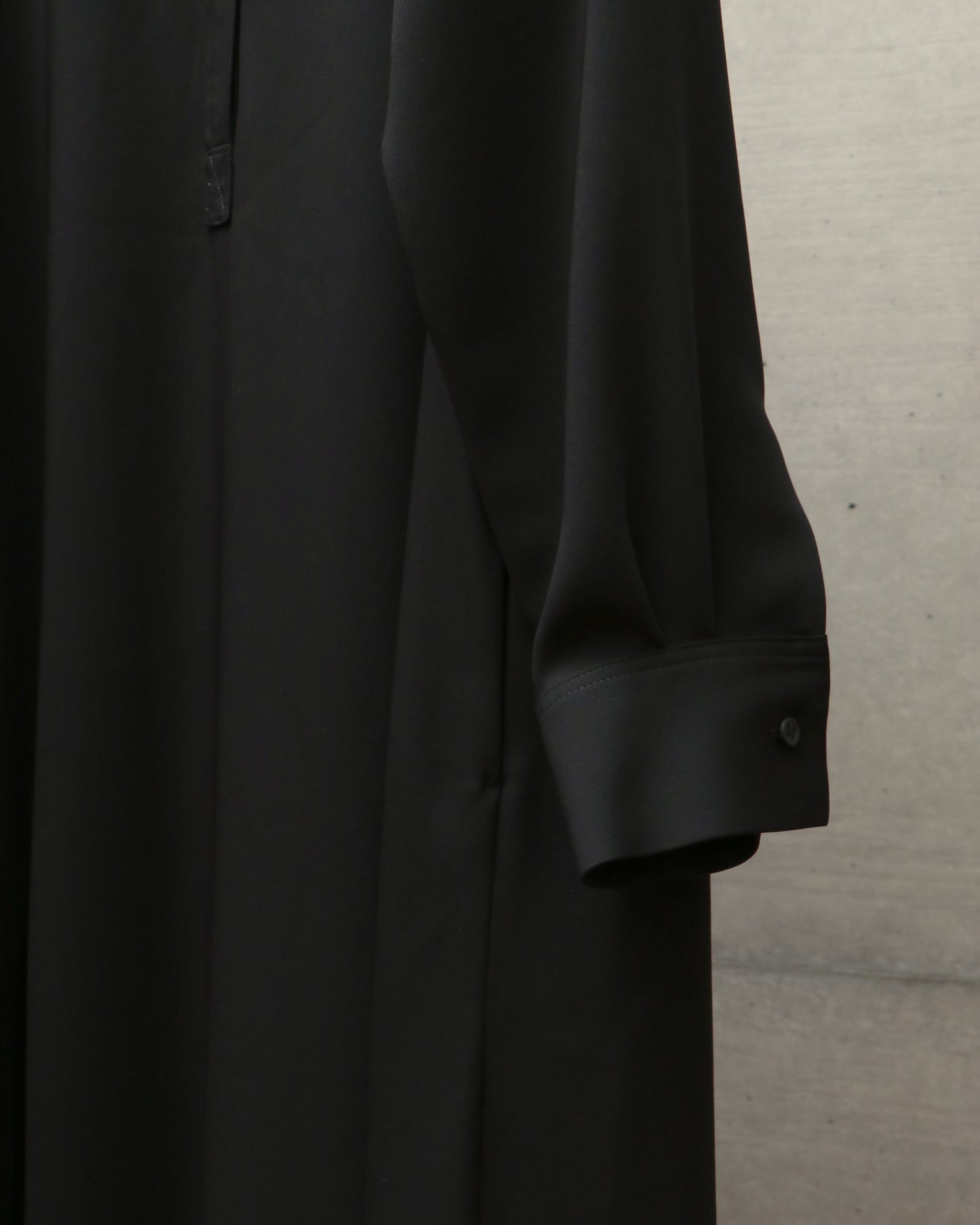 Satin Band Collar Dress