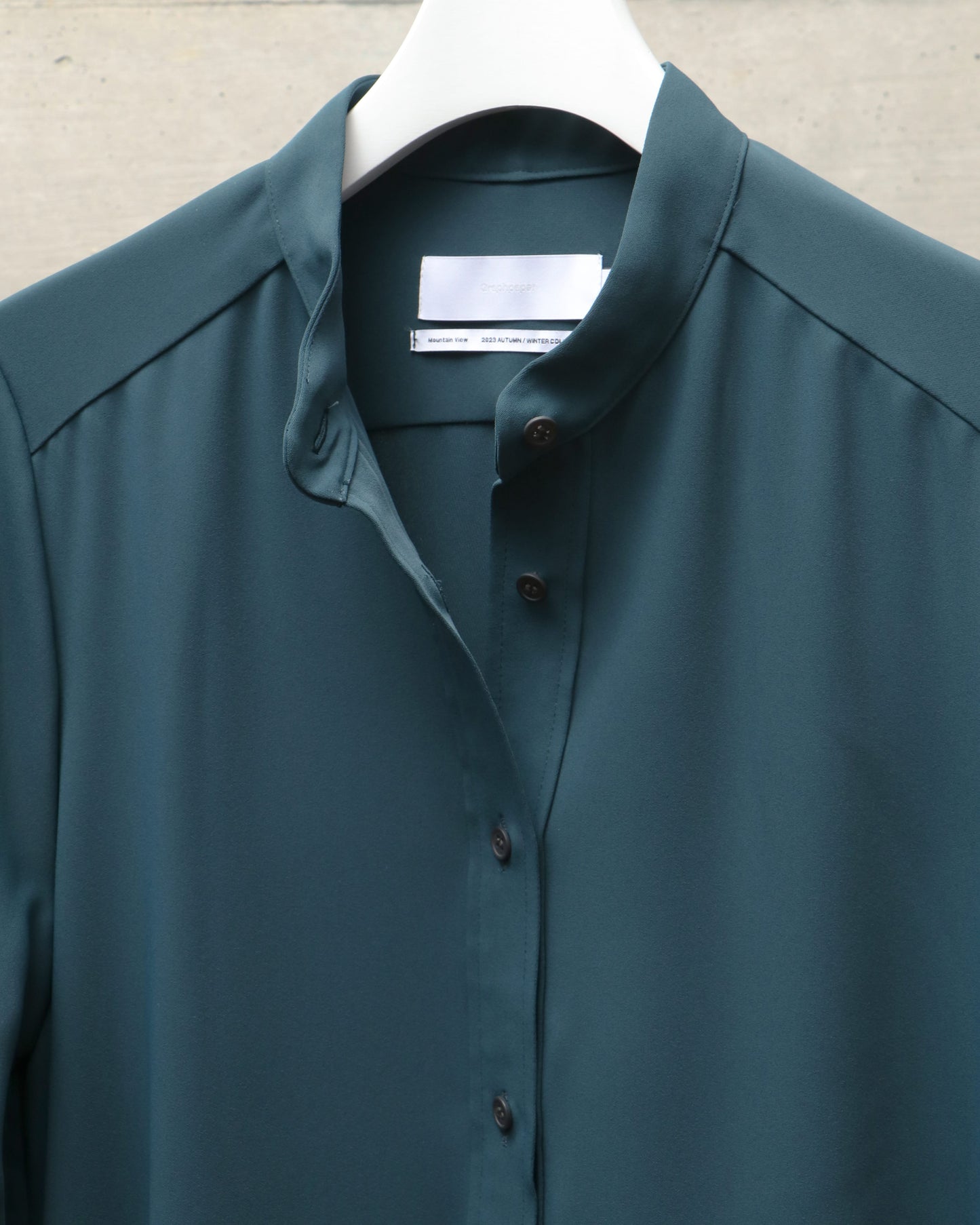 Satin Band Collar Dress