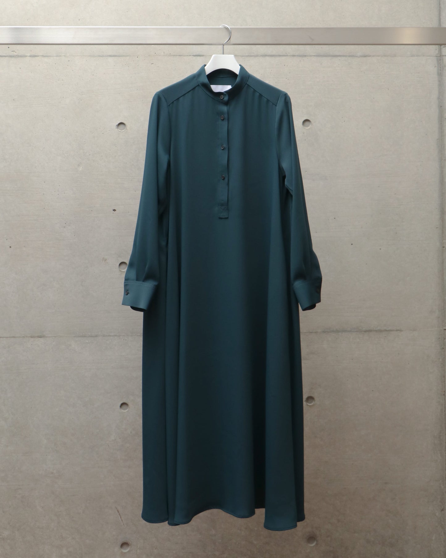 Satin Band Collar Dress