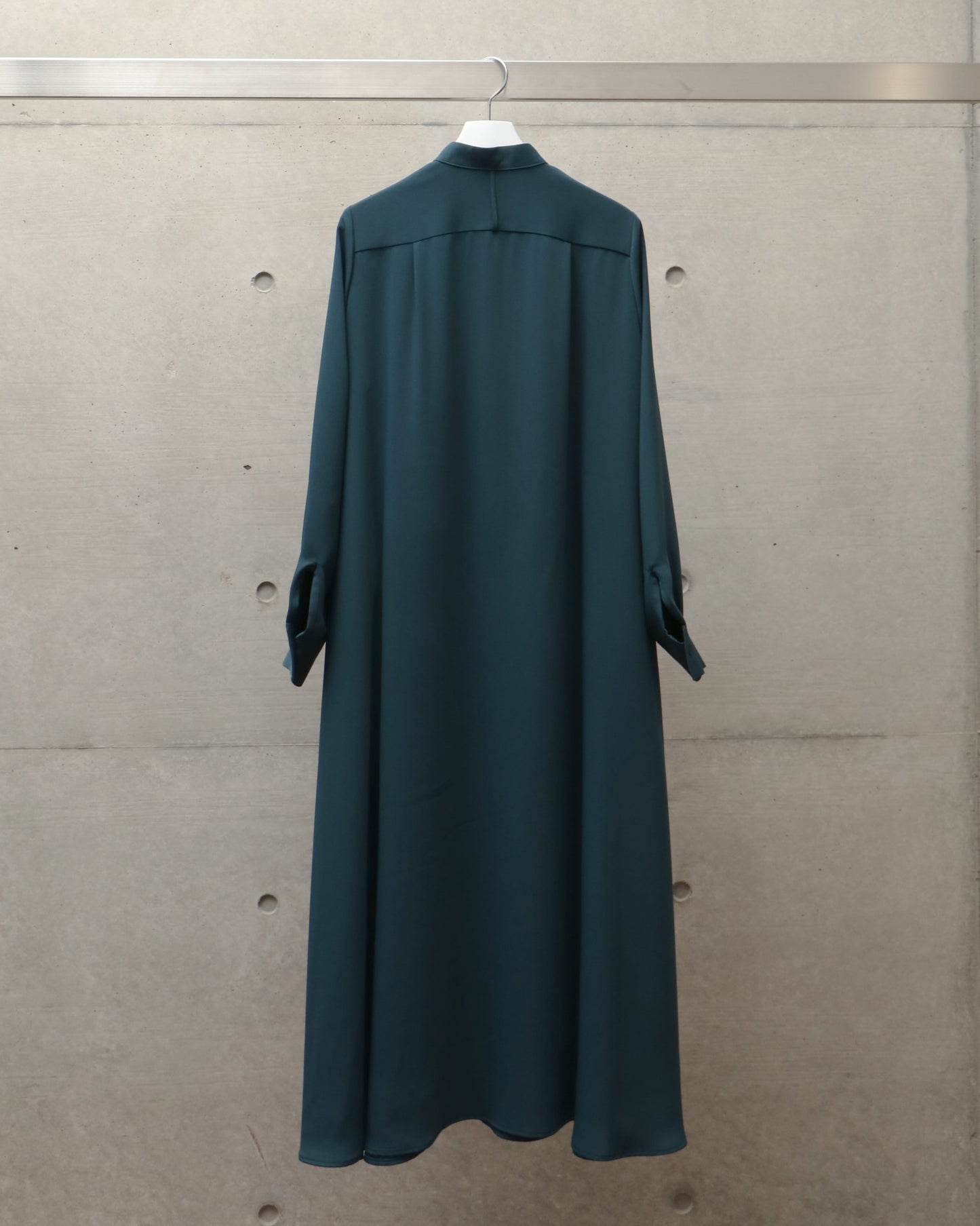 Satin Band Collar Dress