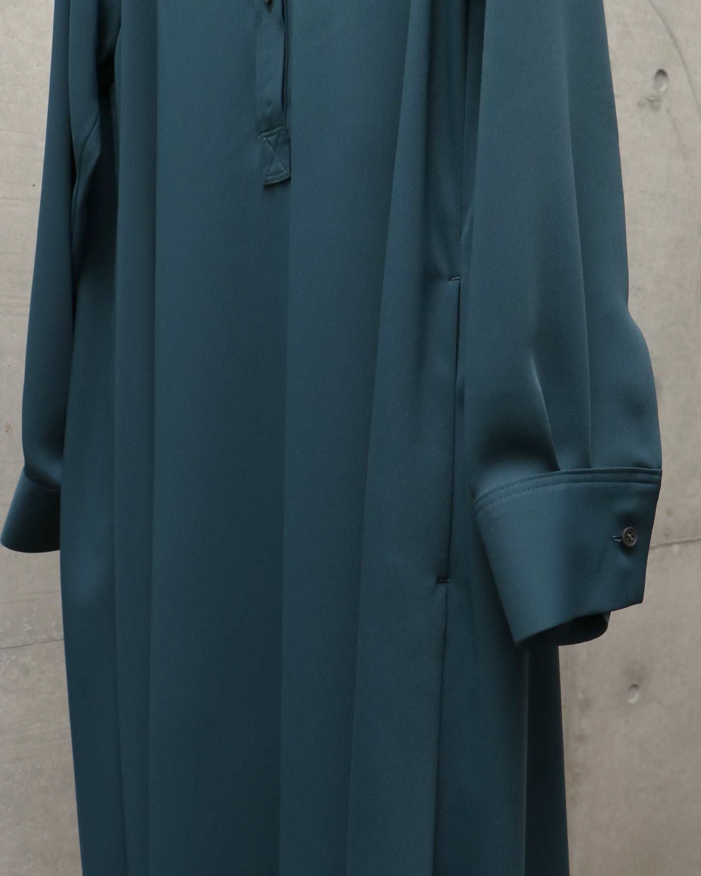Satin Band Collar Dress