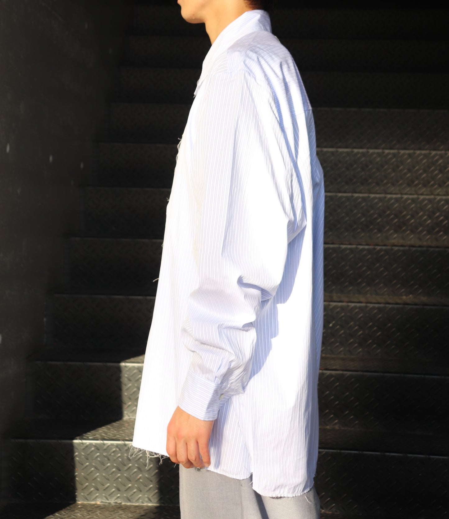 POCKET SHIRT BLUE/WHITE STRIPE