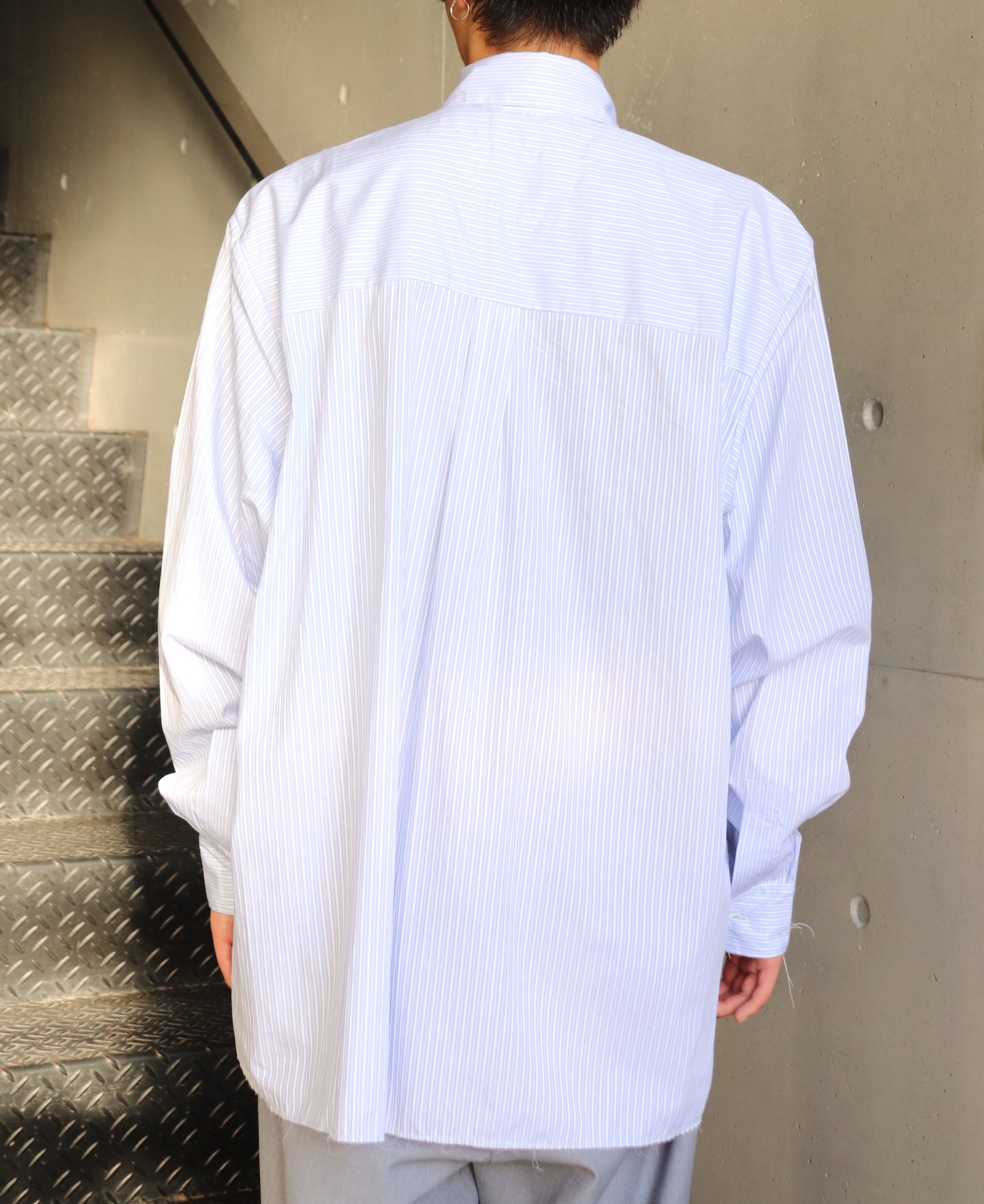POCKET SHIRT BLUE/WHITE STRIPE