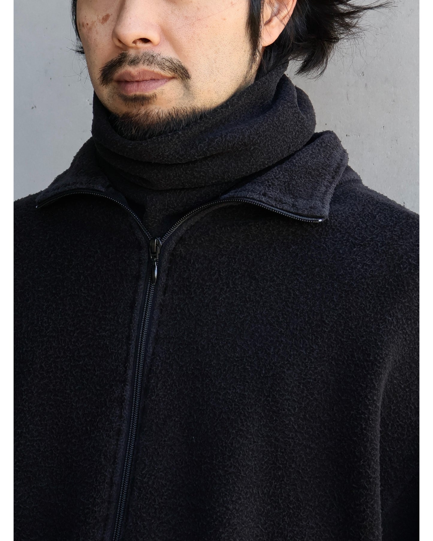 フリース ネックウォーマー FADE BLACK