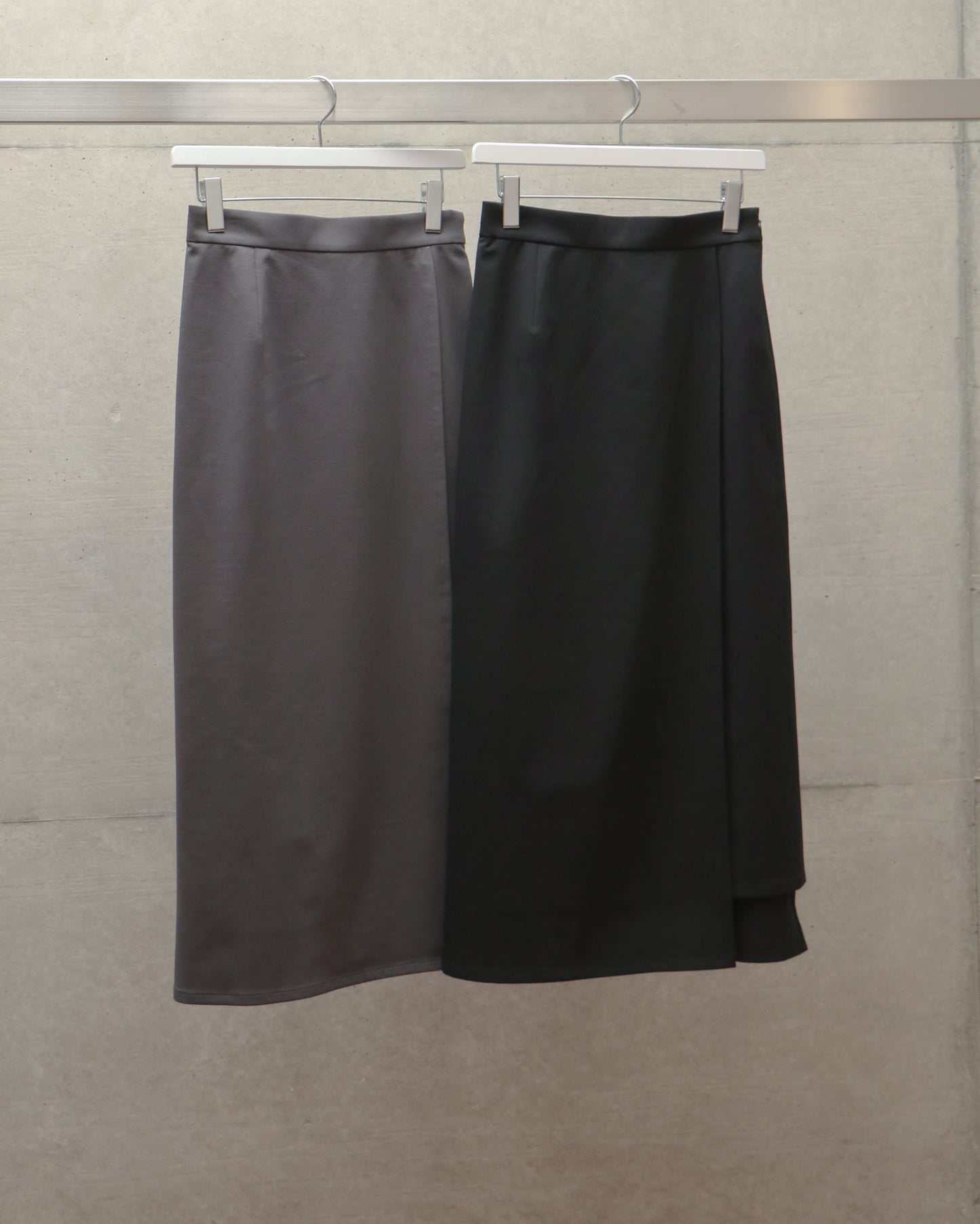 Compact Ponte Wrap Skirt