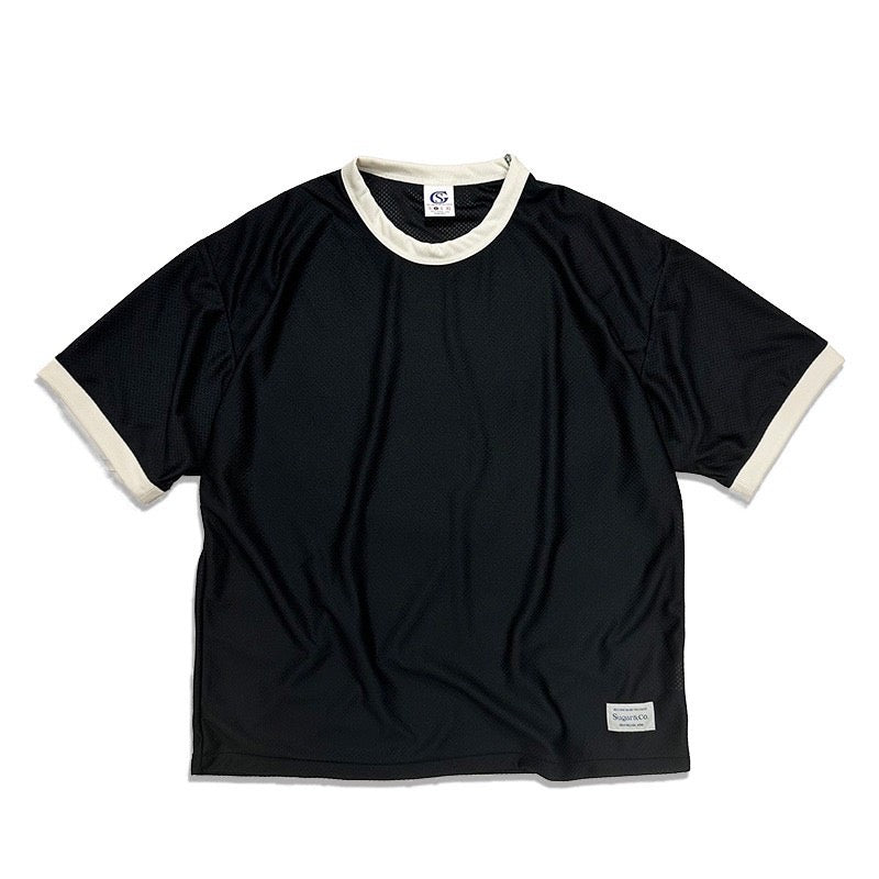 drop mesh ringe tee