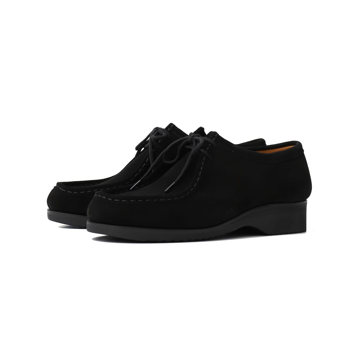 Tirolean shoes_Suede leather BLACK