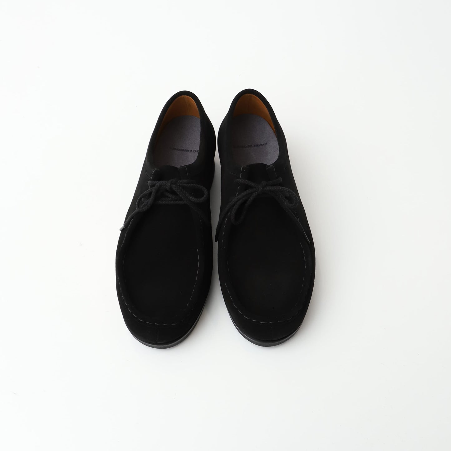 Tirolean shoes_Suede leather BLACK