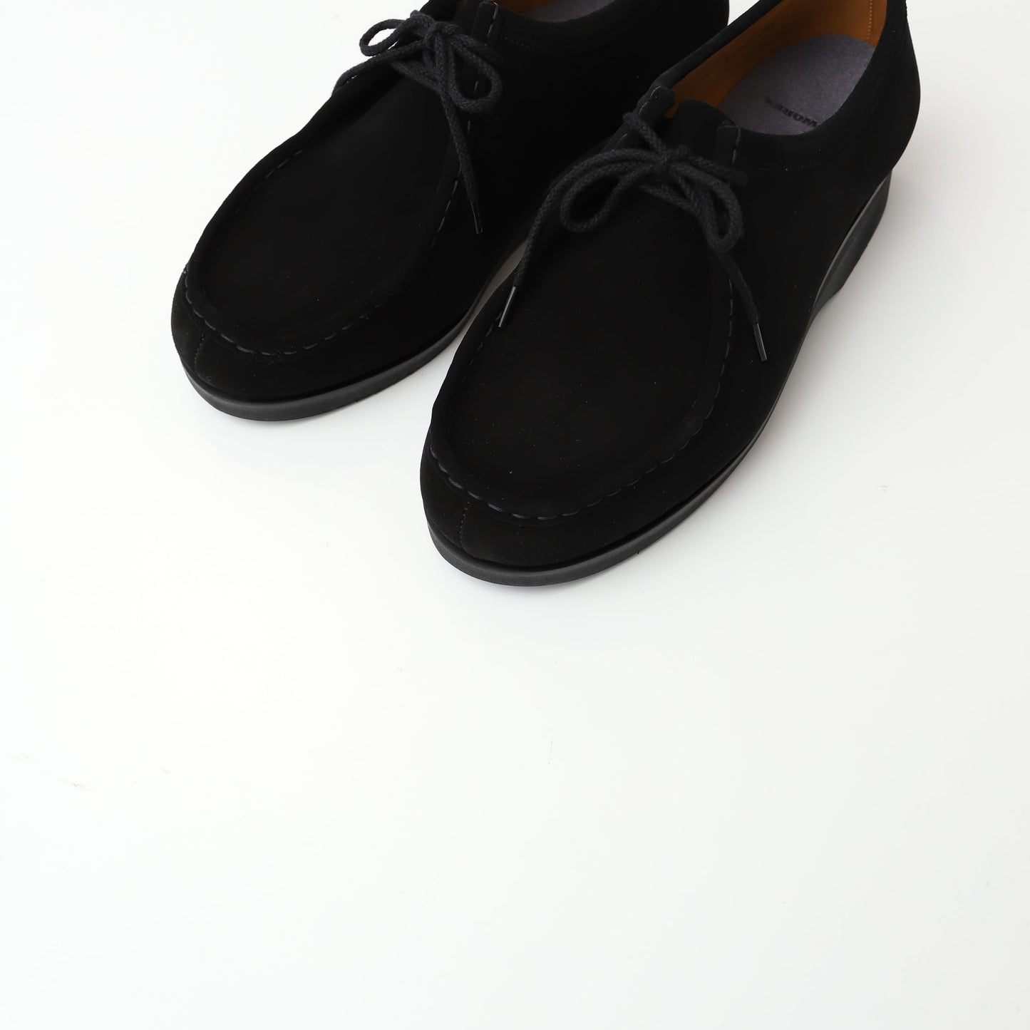 Tirolean shoes_Suede leather BLACK
