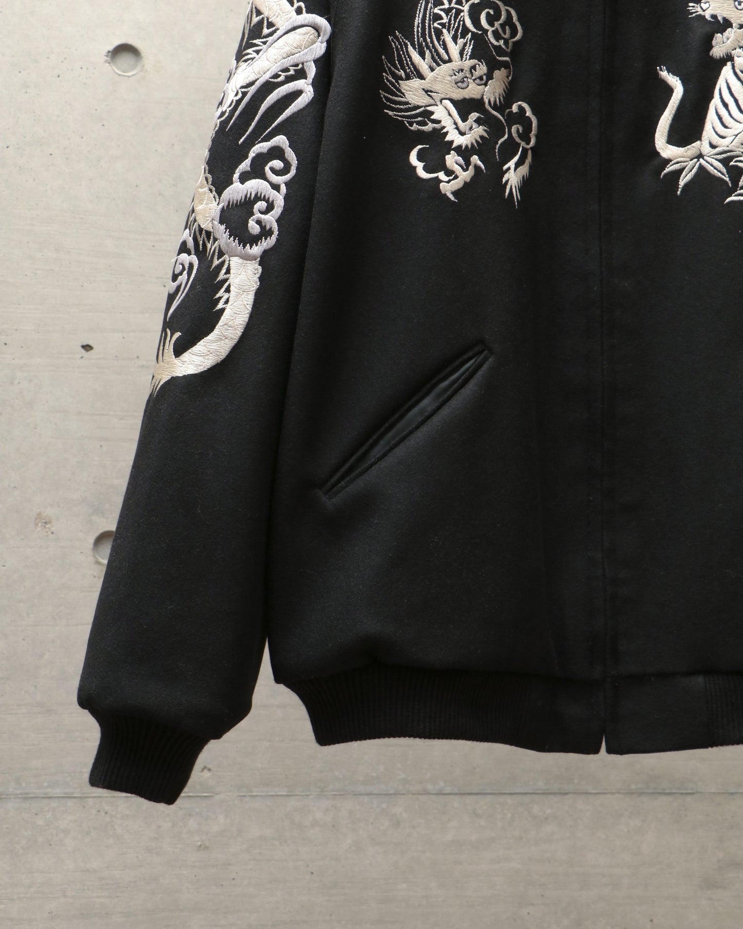 WOOL MELTON × AGETATE SOUVENIR JACKET 15357