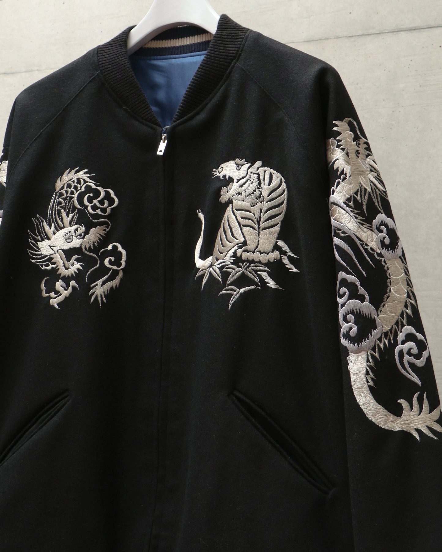 WOOL MELTON × AGETATE SOUVENIR JACKET 15357