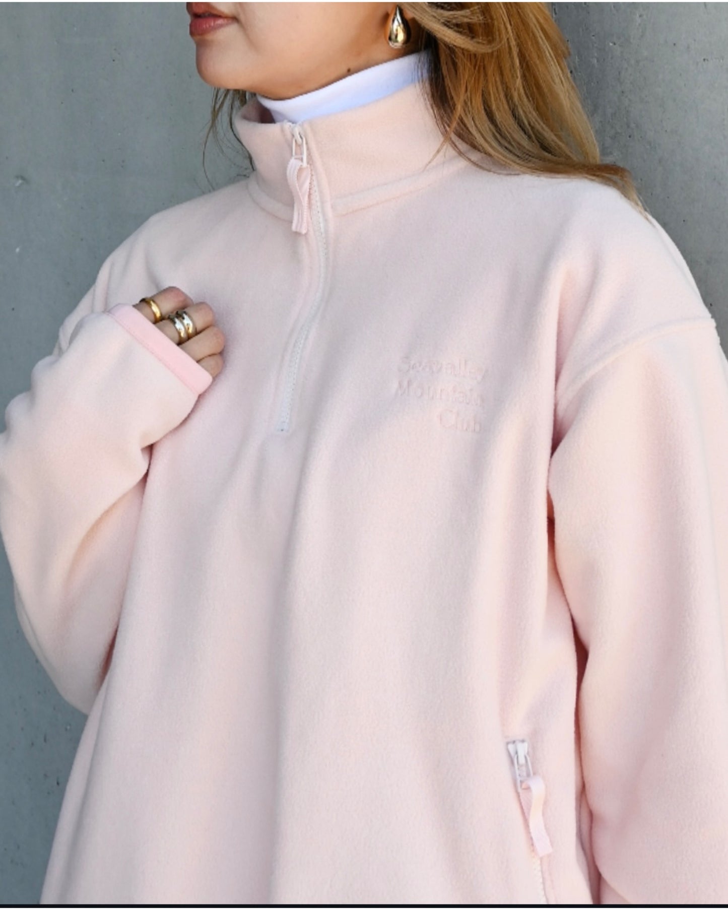 Seavalley Mountain Club ヘビーフライスタートルネックトップ