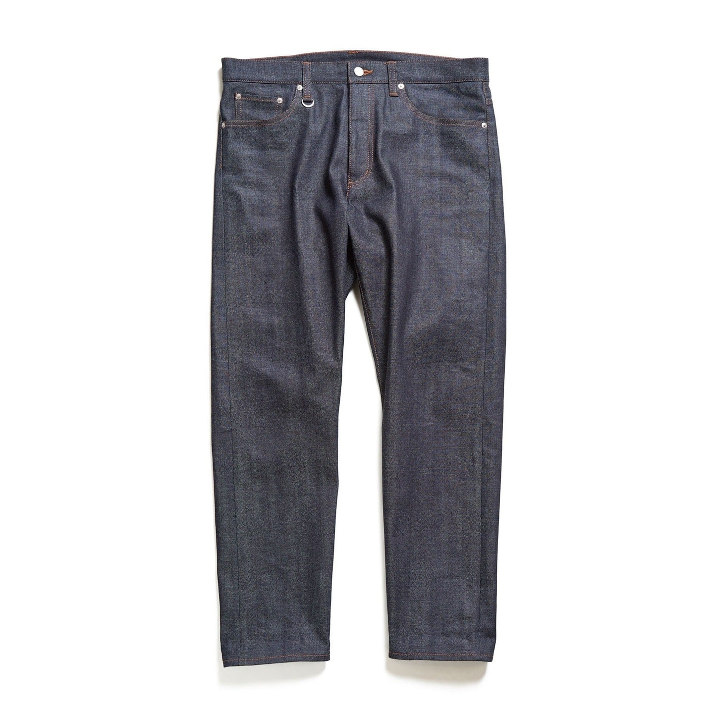RIGID DENIM TAPERED PANTS