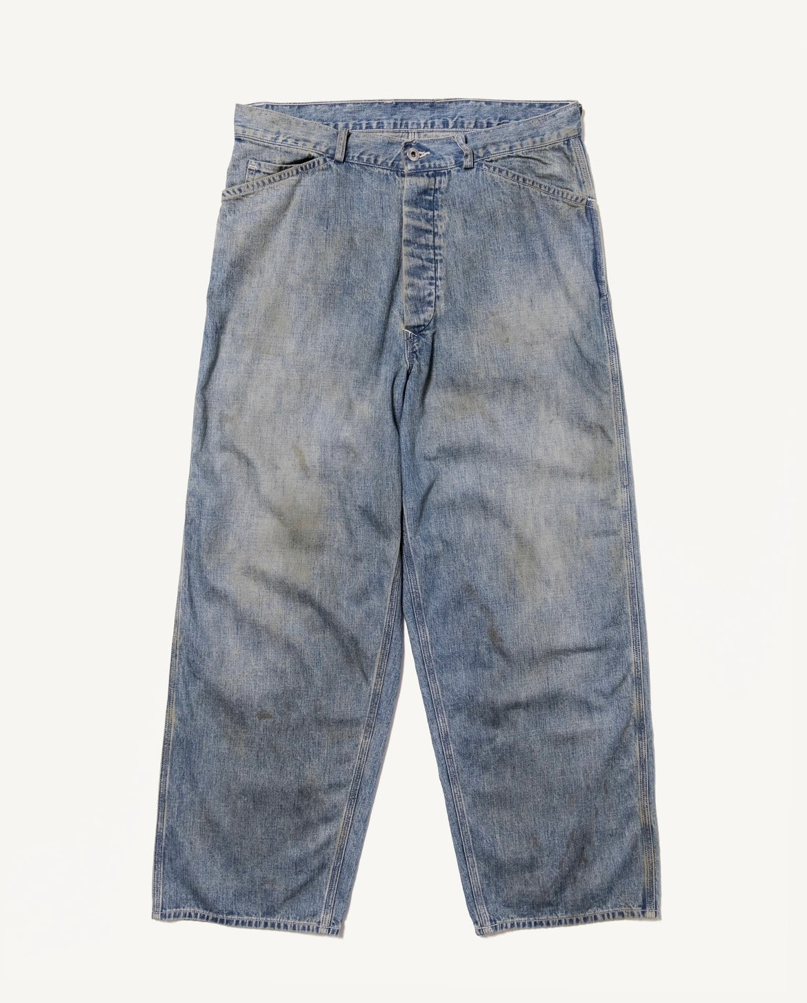 Vintage Military Denim Trousers INDIGO