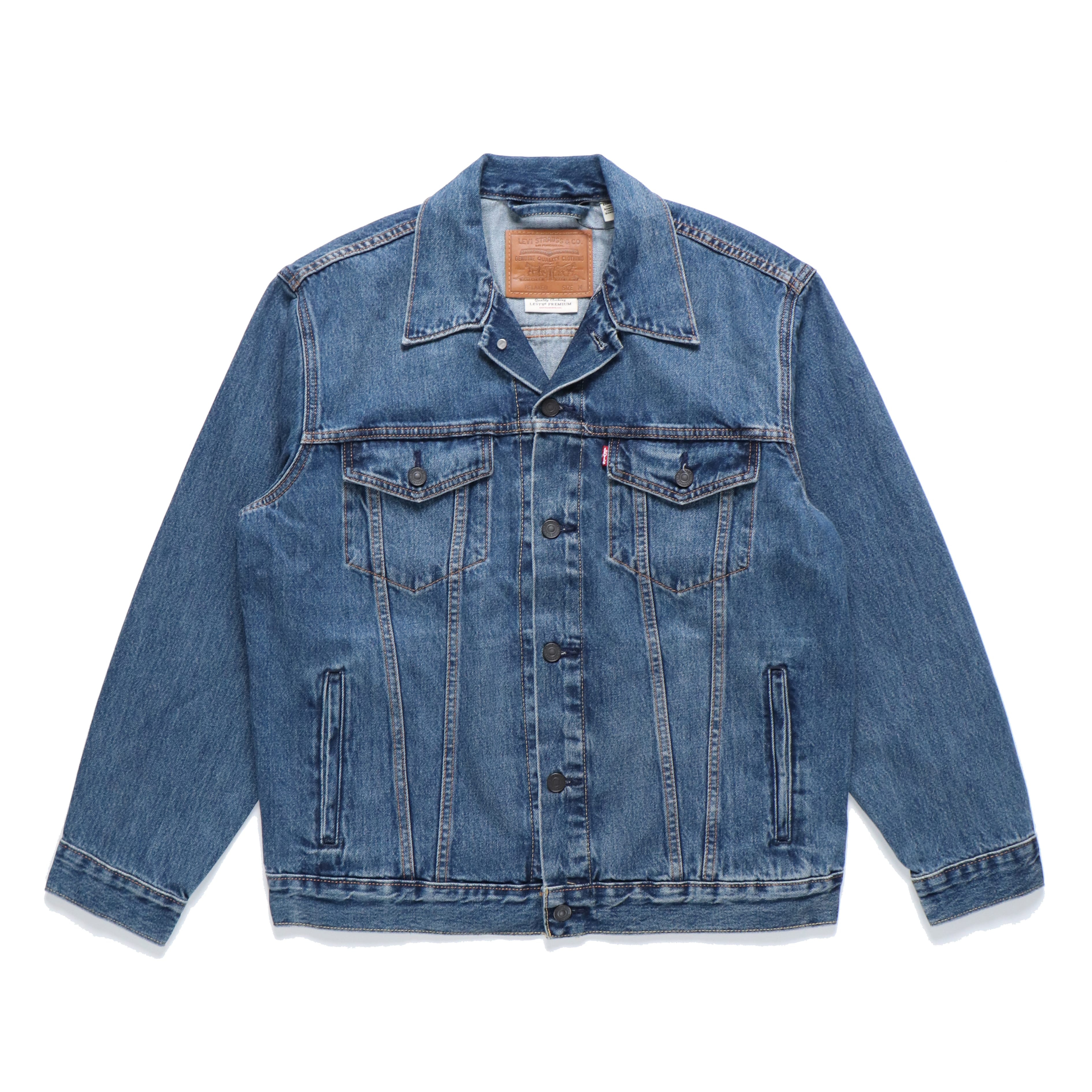 Levi's Relaxed Fit Trucker Denim Jacket Waterfalls | Man Levi's Relaxed Fit Trucker Denim Jacket Waterfalls | Man