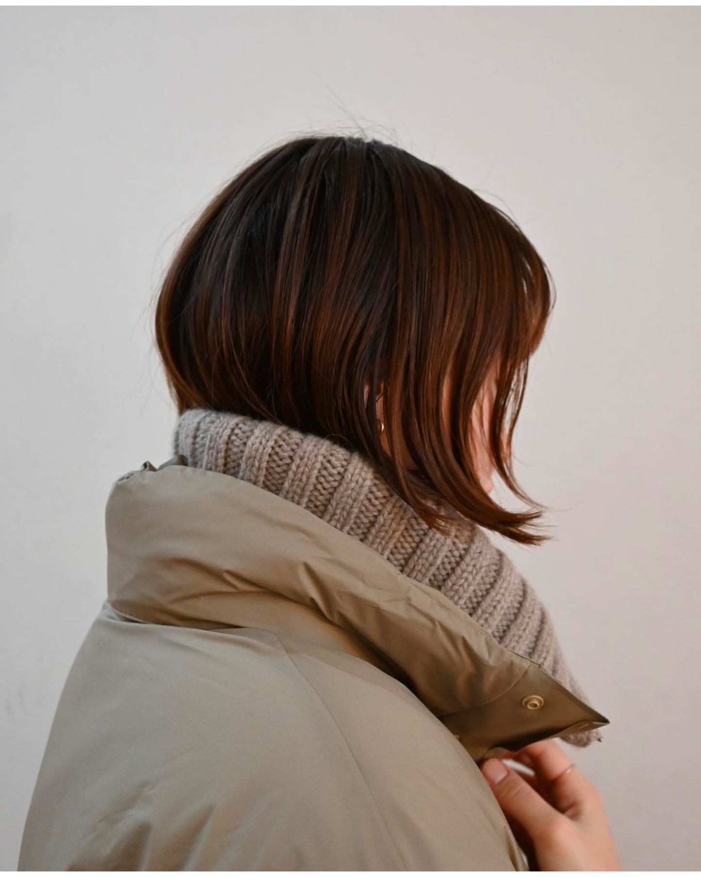 ALPACA WOOL KNIT NECK WARMER