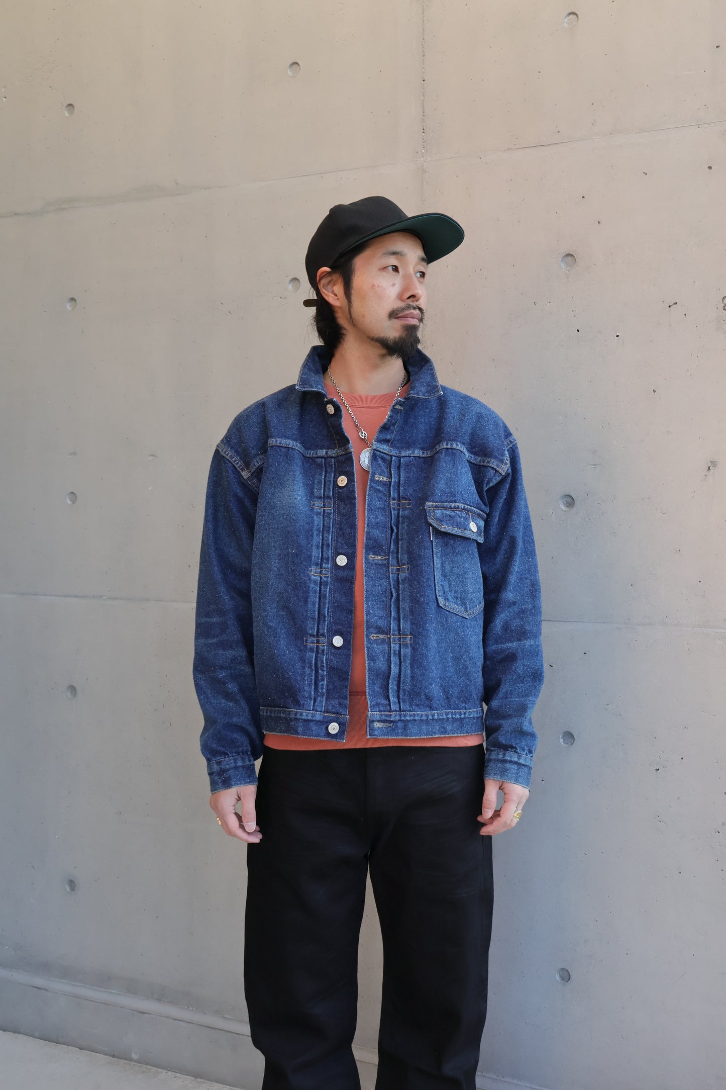 #001 T-BACK DENIM JACKET-JOB314 EXCLUSIVE