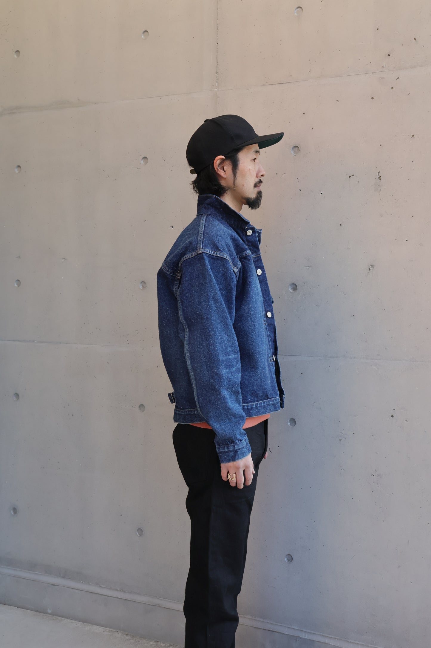 #001 T-BACK DENIM JACKET-JOB314 EXCLUSIVE