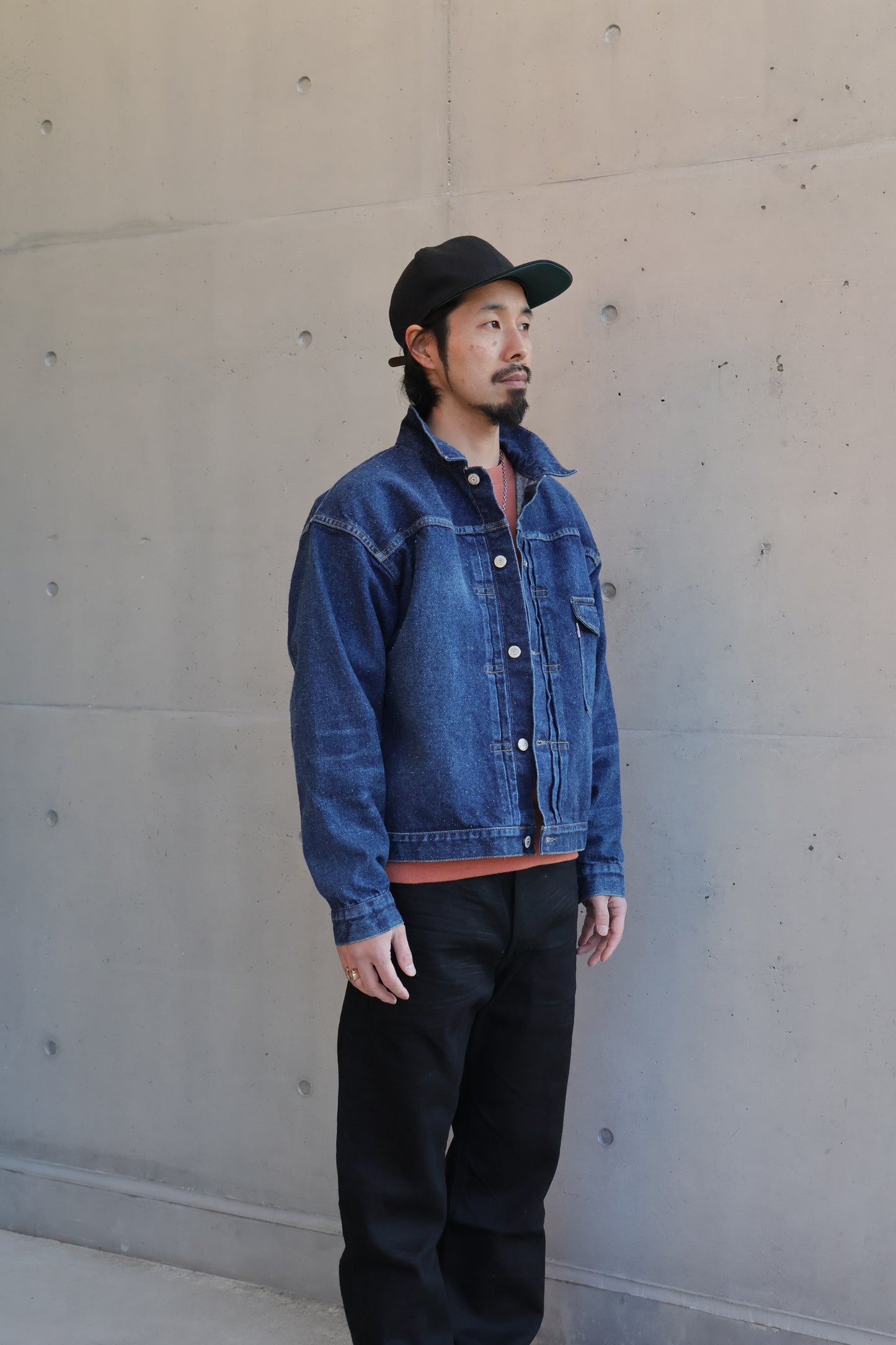 #001 T-BACK DENIM JACKET-JOB314 EXCLUSIVE