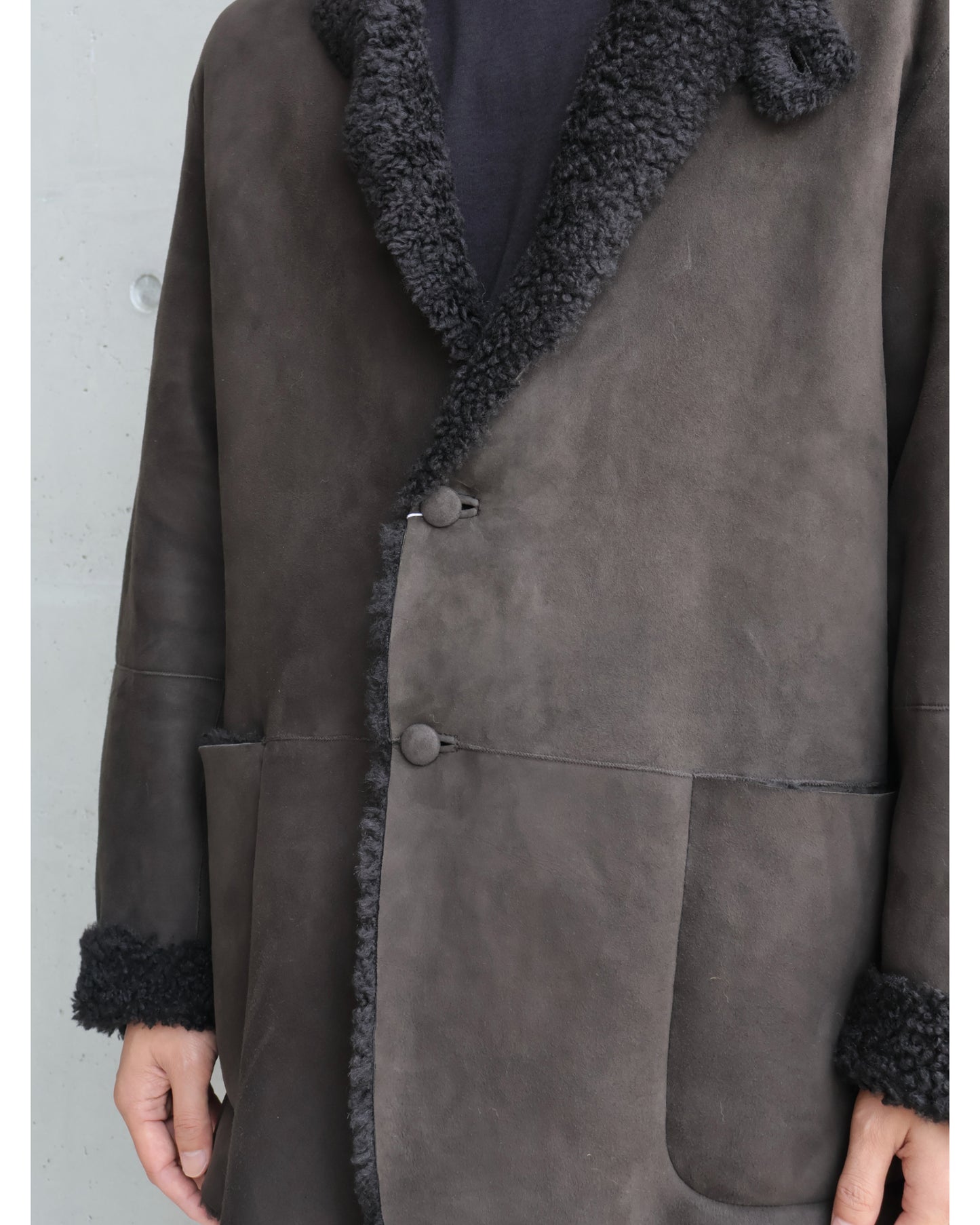 シープスキン ジャケット BROWN