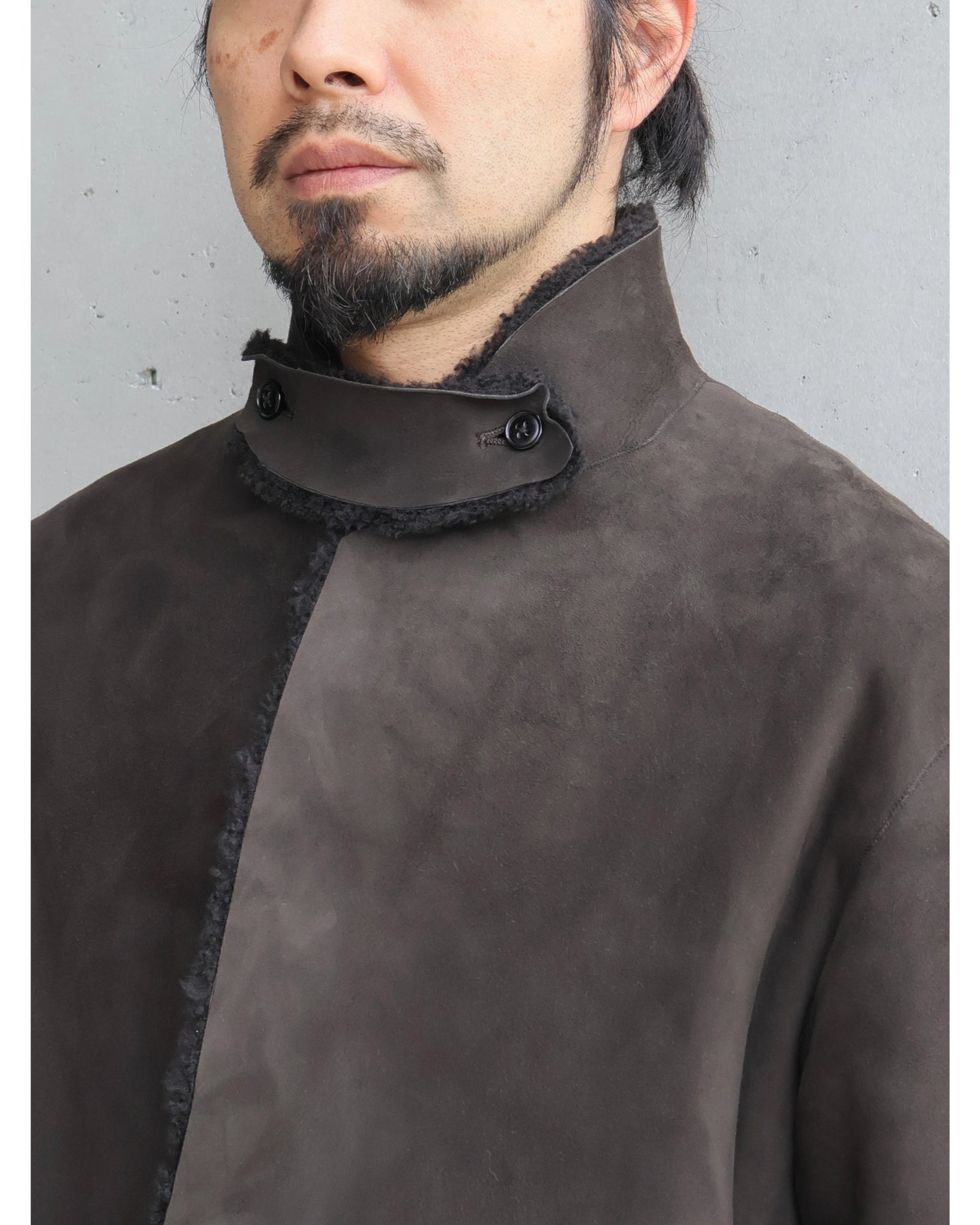 シープスキン ジャケット BROWN