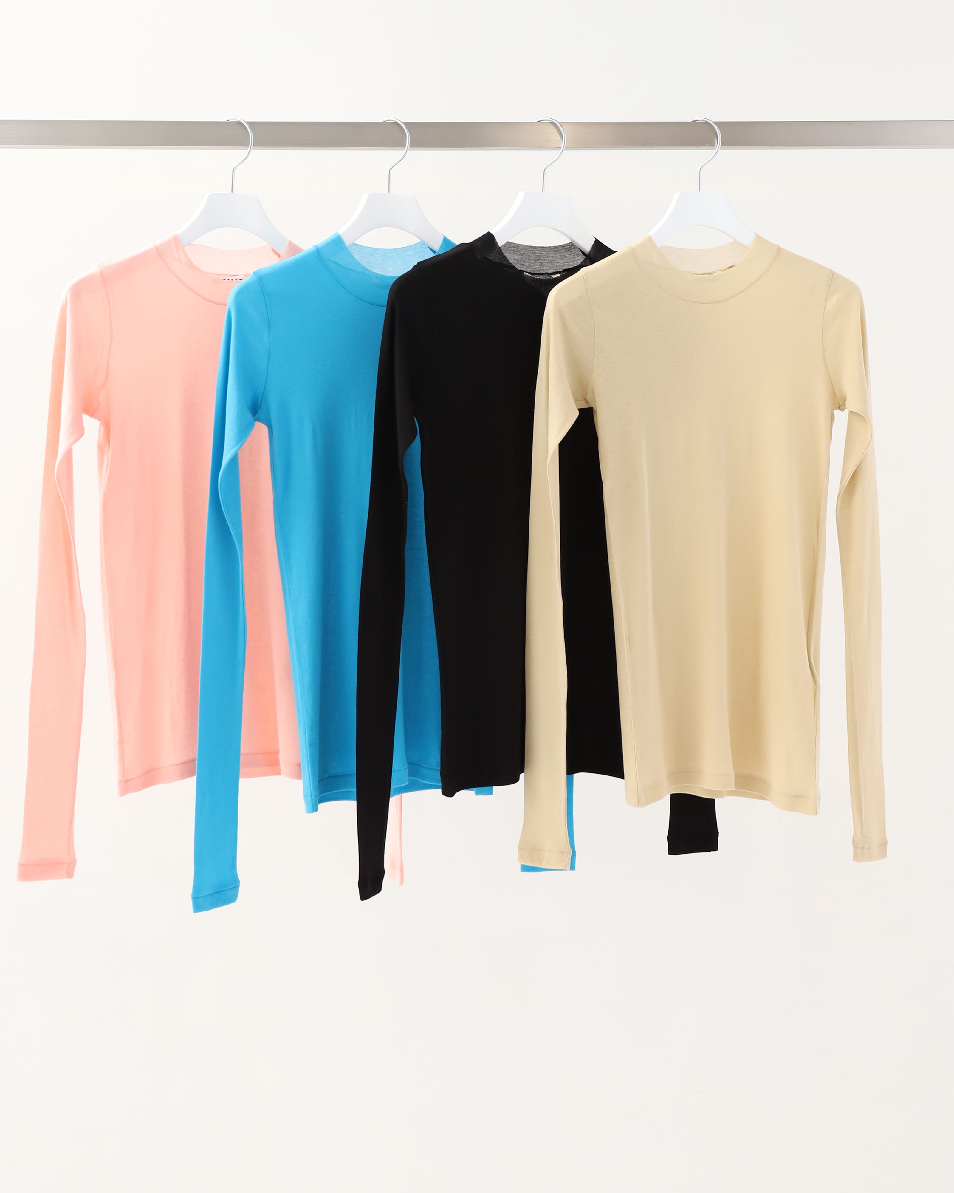 SUPER HIGH GAUGE SHEER RIB L/S TEE – TIME AFTER TIME