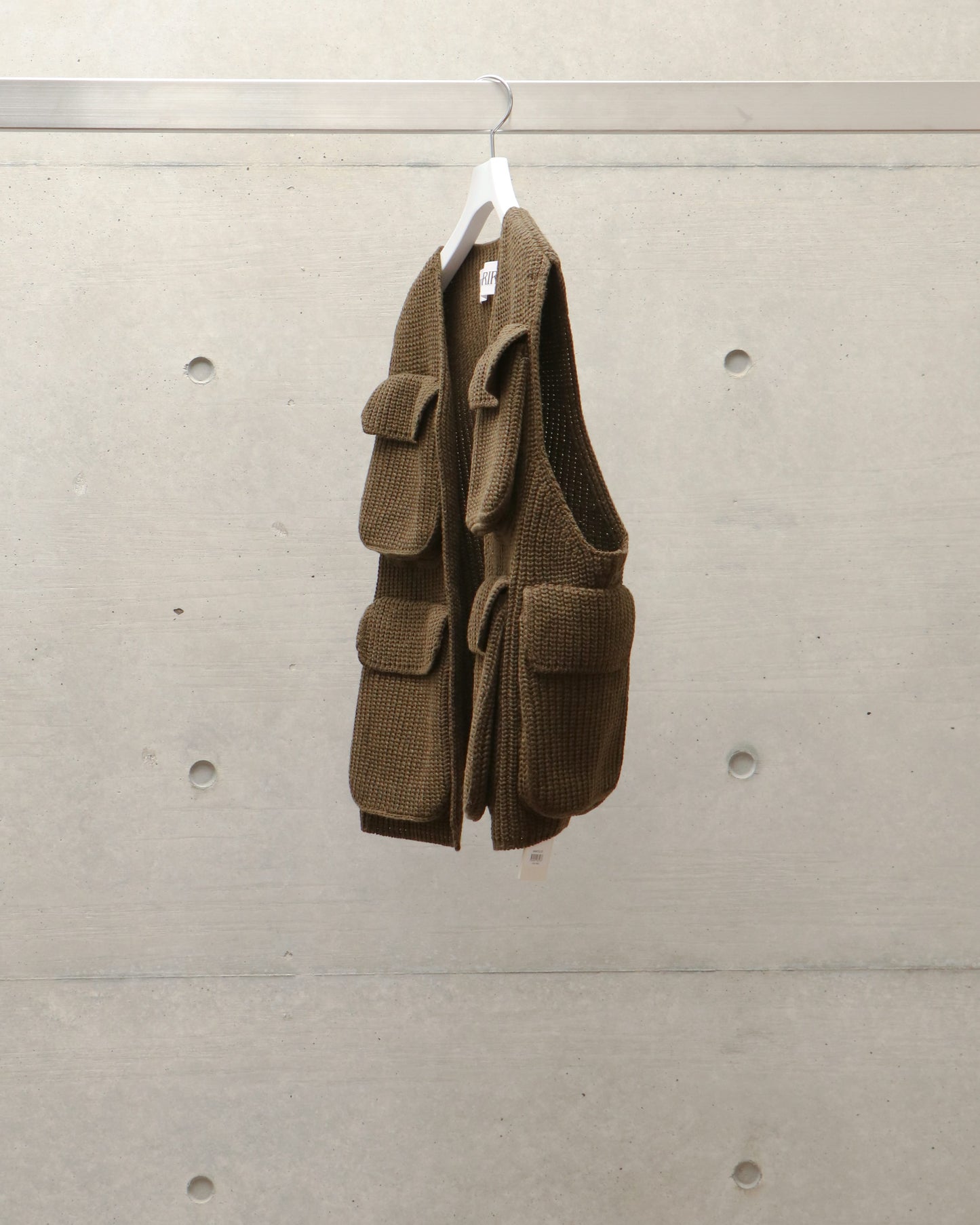 Wool Jersey Field Vest