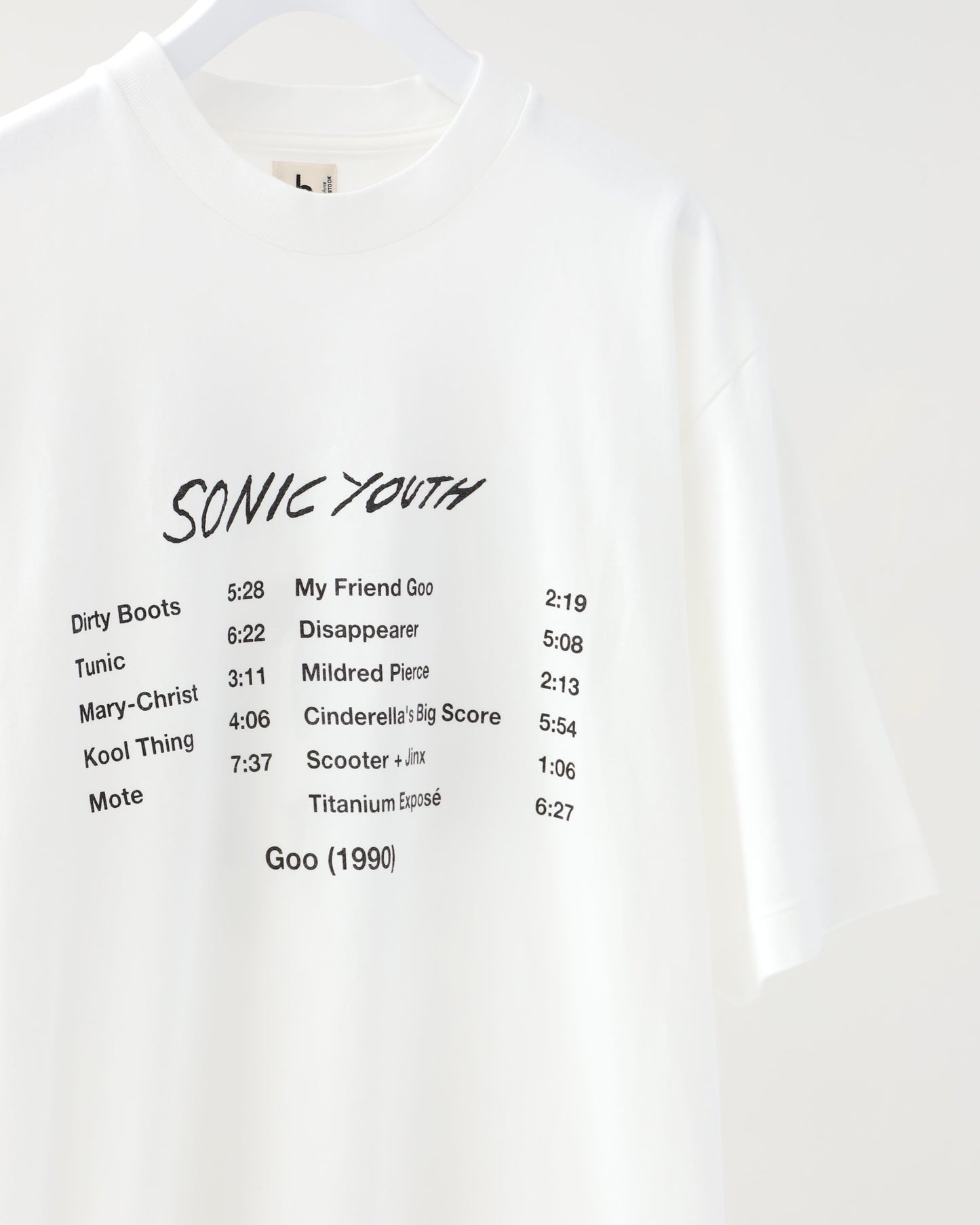 Goo Print Tee STANDARD WHITE