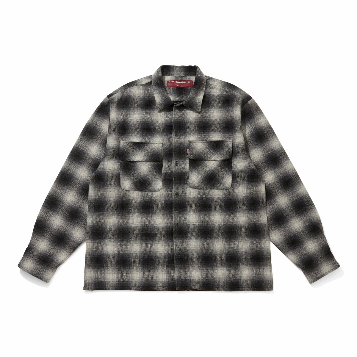 Wool Ombre Check L/S Shirt (26aw)