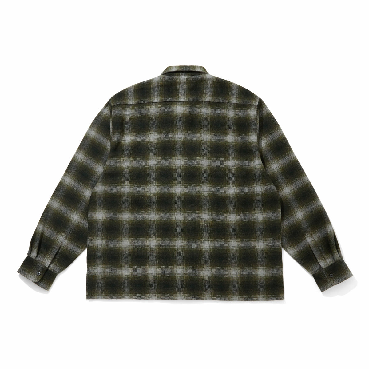 Wool Ombre Check L/S Shirt (26aw)