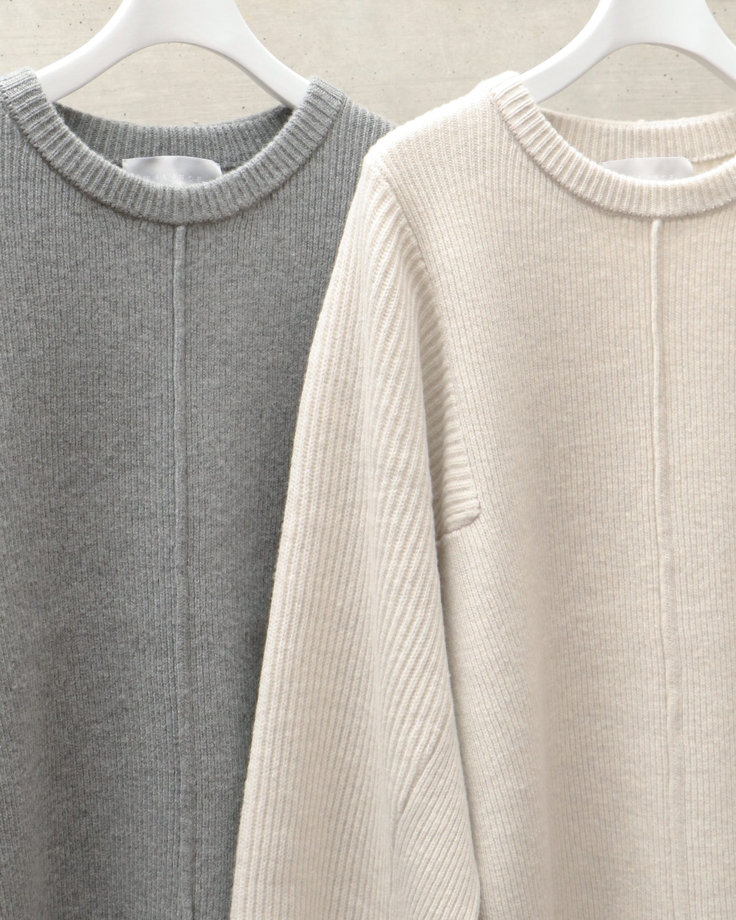 wool rib pullover