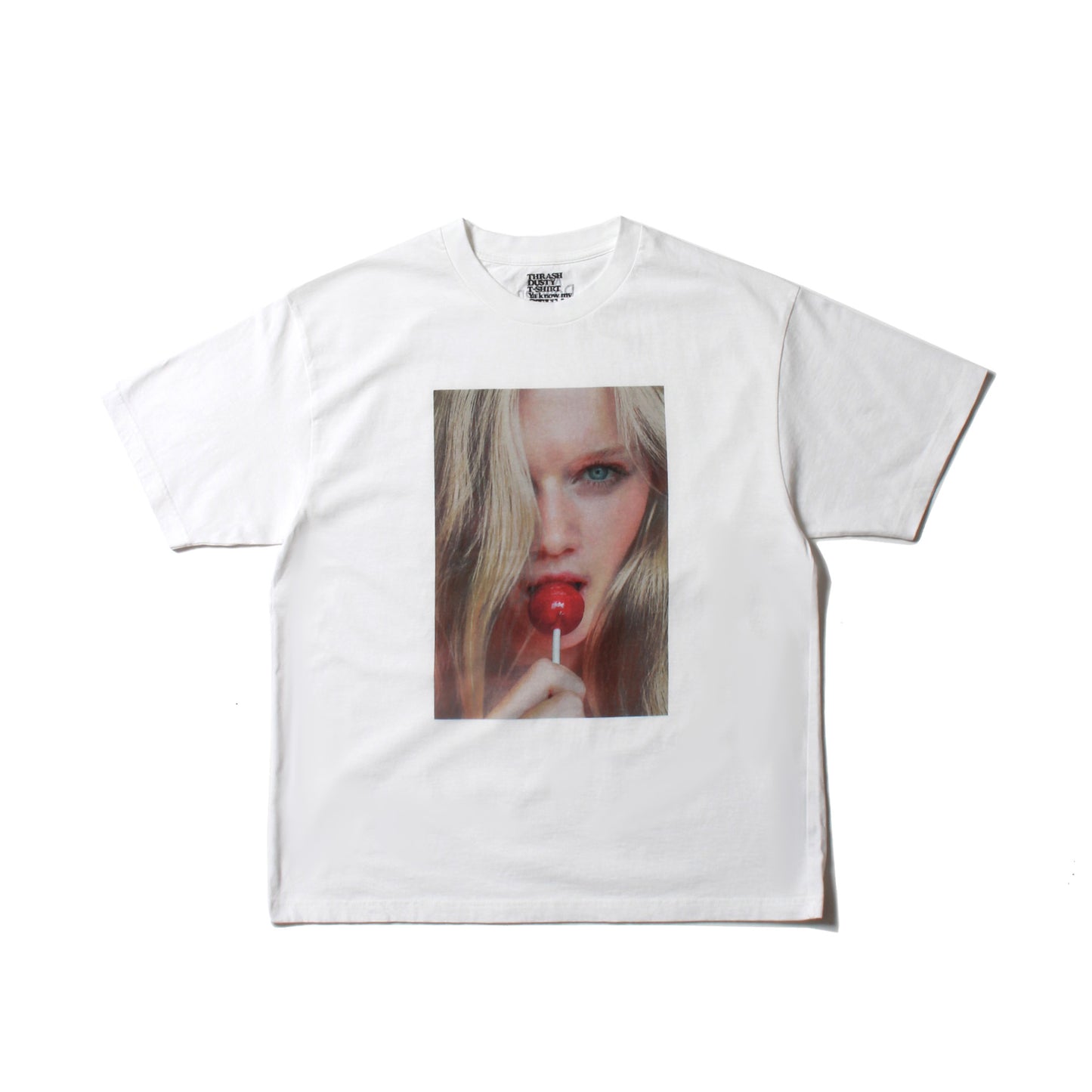 MIKE DOWSON “Naked Fashion Girls”×Stie-lo “Lollipop” Crewneck T-SH