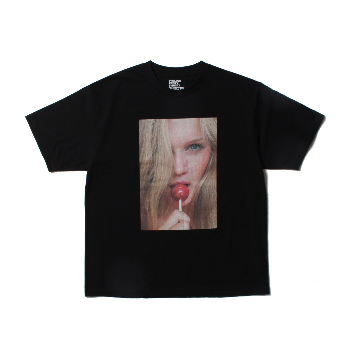 MIKE DOWSON “Naked Fashion Girls”×Stie-lo “Lollipop” Crewneck T-SH
