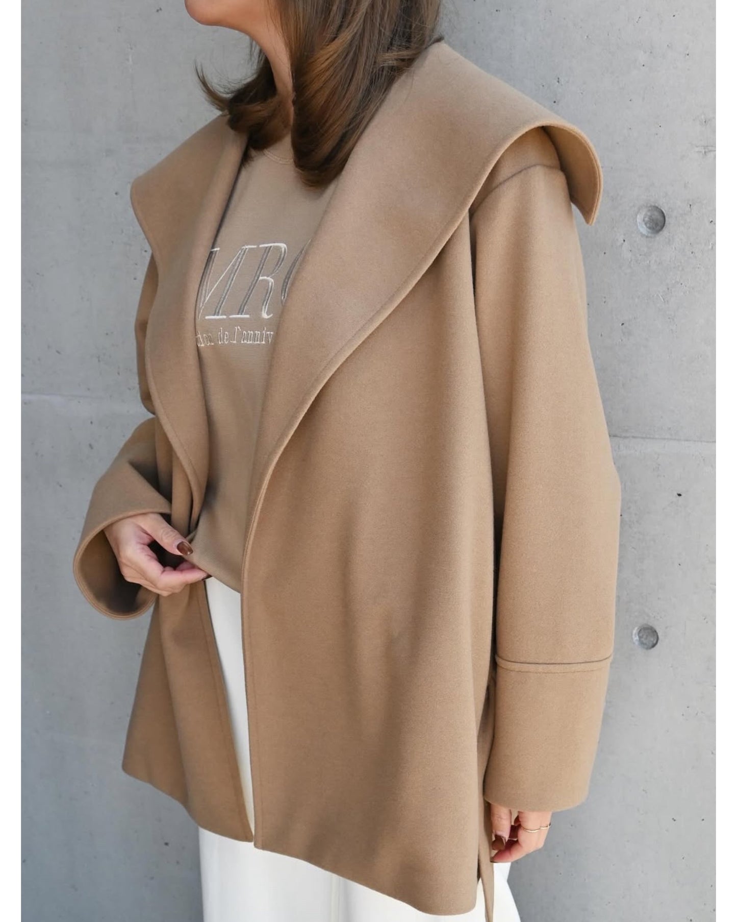 shawl collar coat