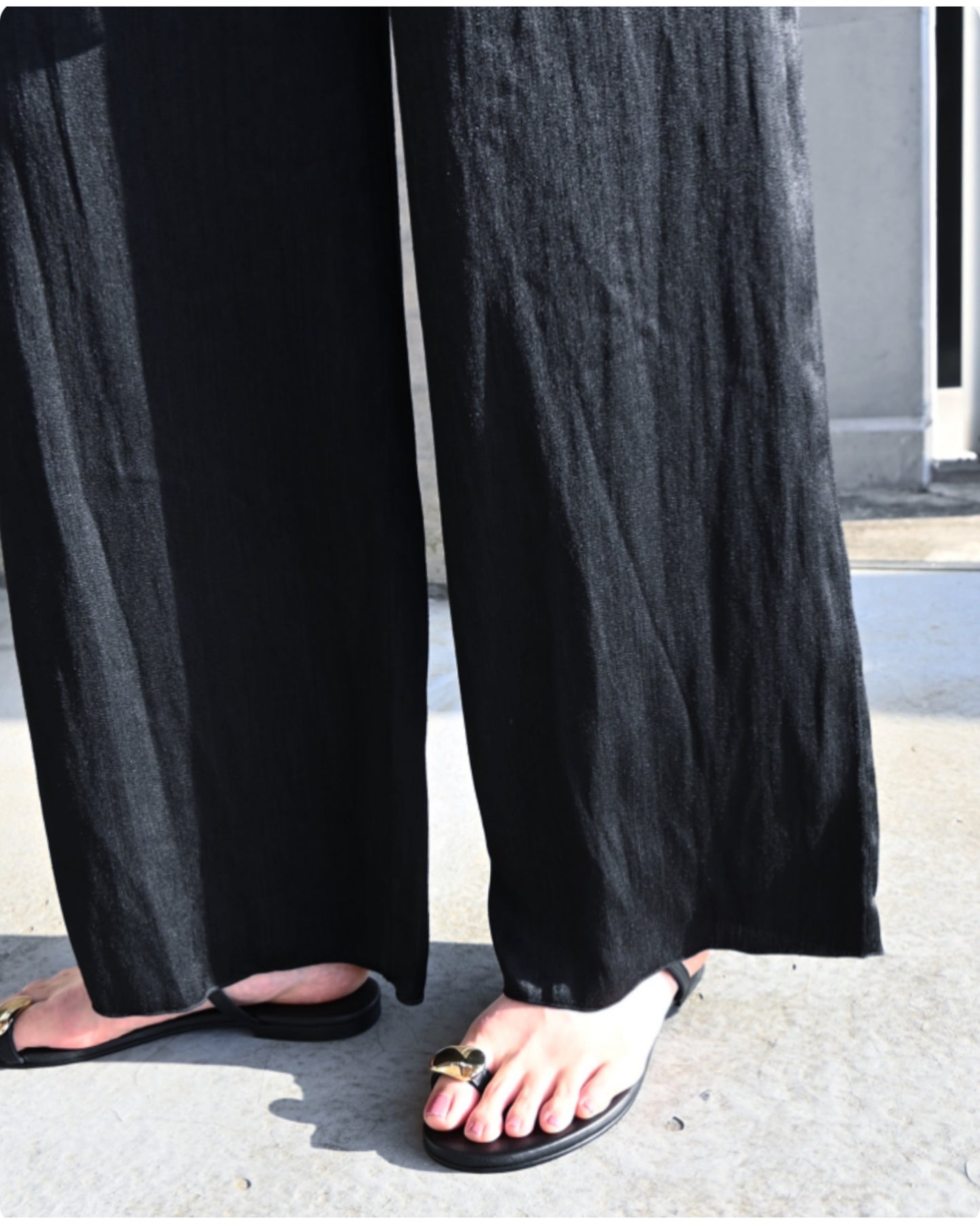 Tumbler Finishing Satin Pants