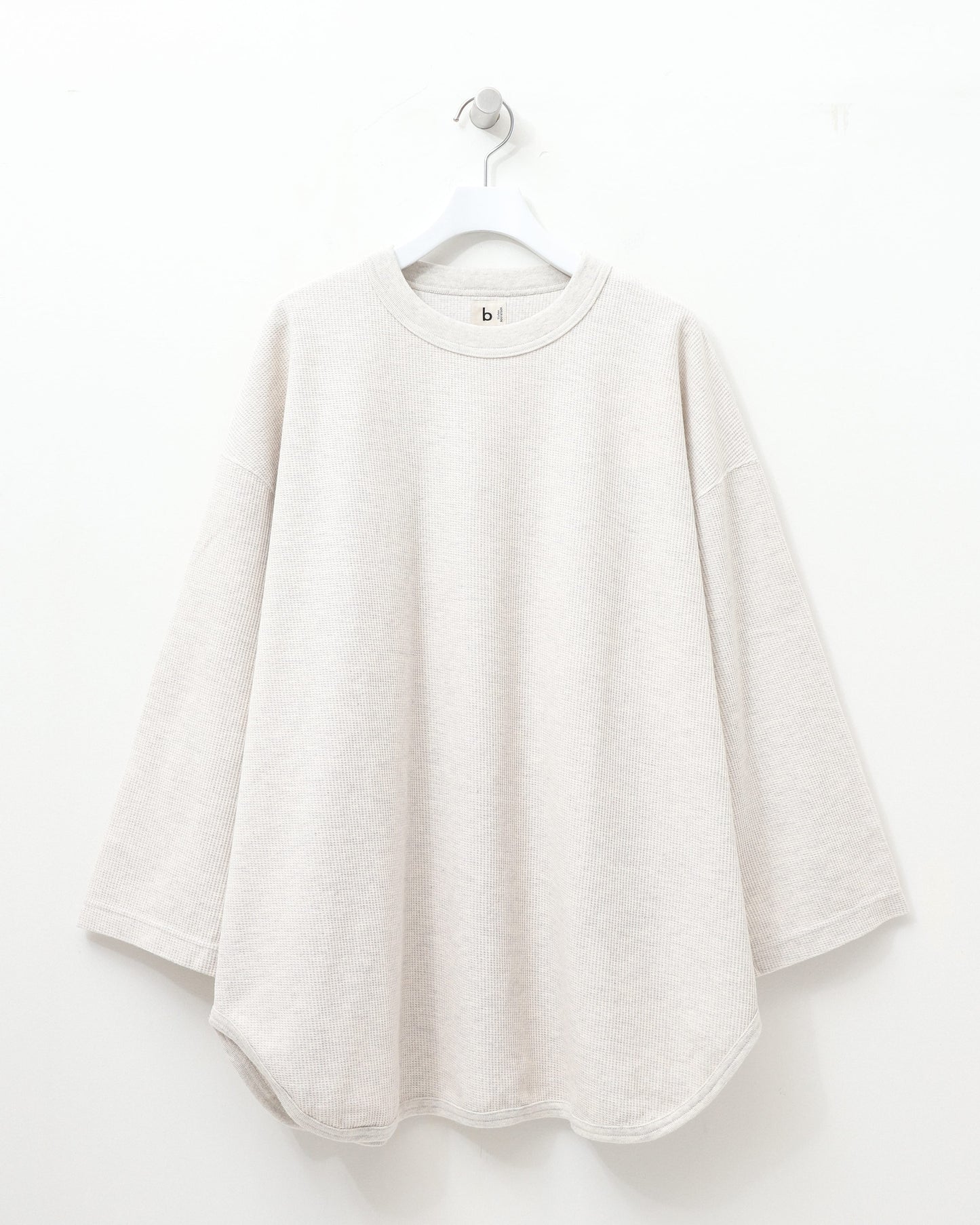 Rough&Smooth Thermal Baseball Tee HEATHEROATMEAL