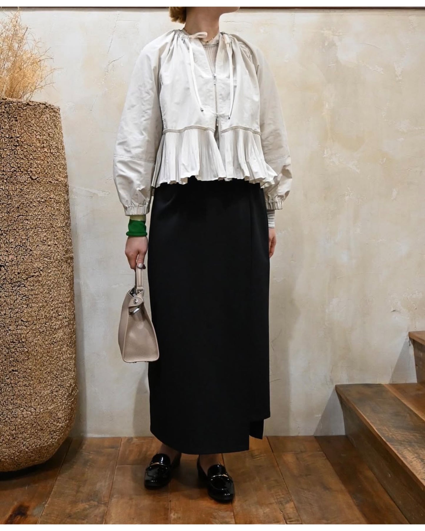 Compact Ponte Wrap Skirt