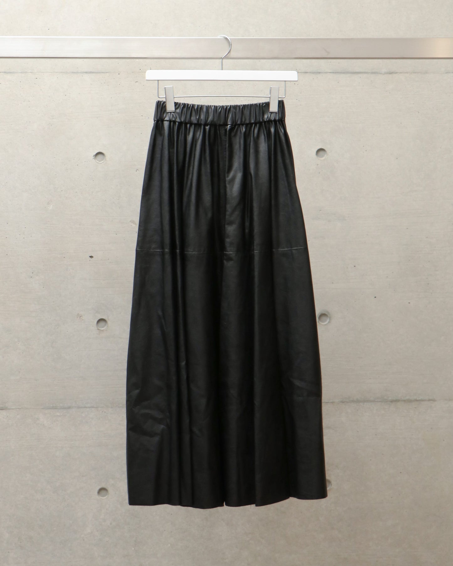 SYNTHETIC LEATHER SKIRT