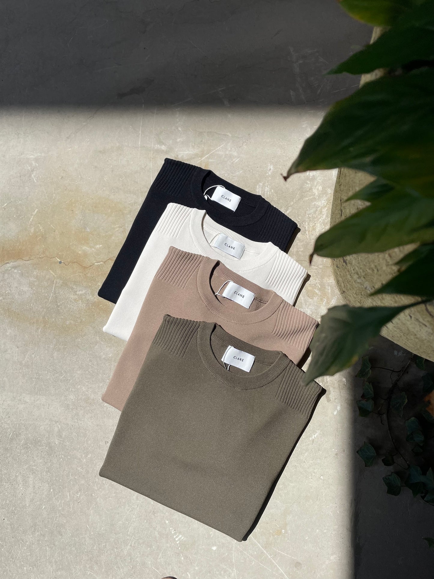 BASIC COMPACT KNIT TOPS