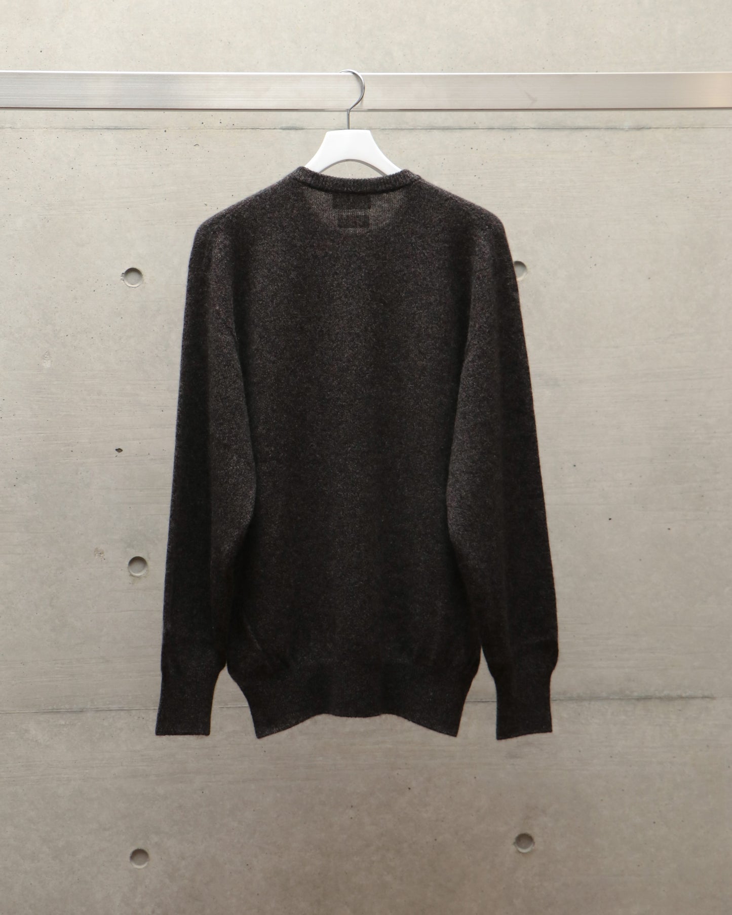 Wholegarment Pullover BLACKBROWN