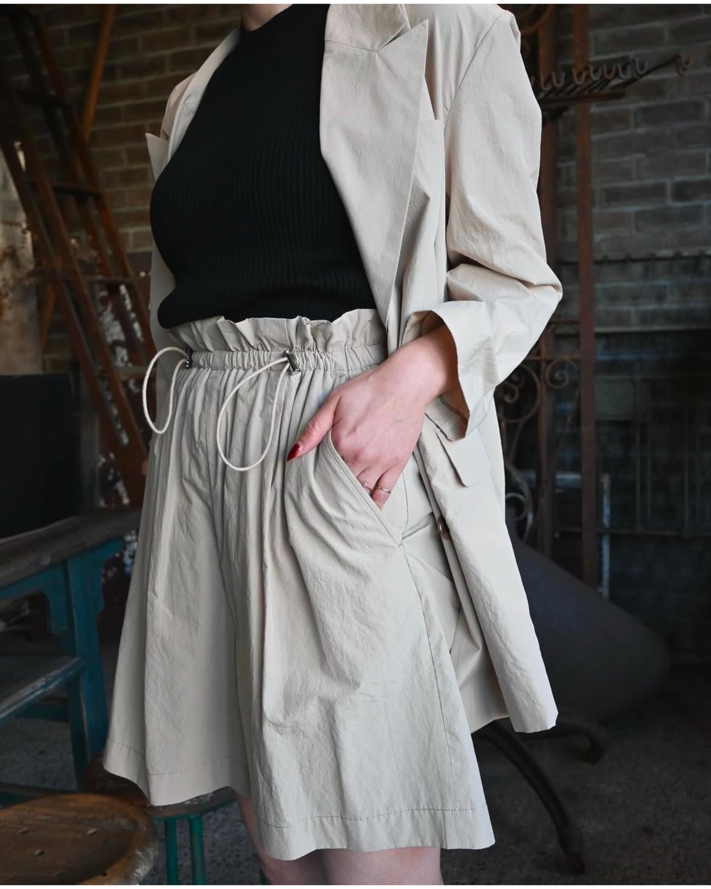 H.COUNT COTTON TUMBLE JACKET