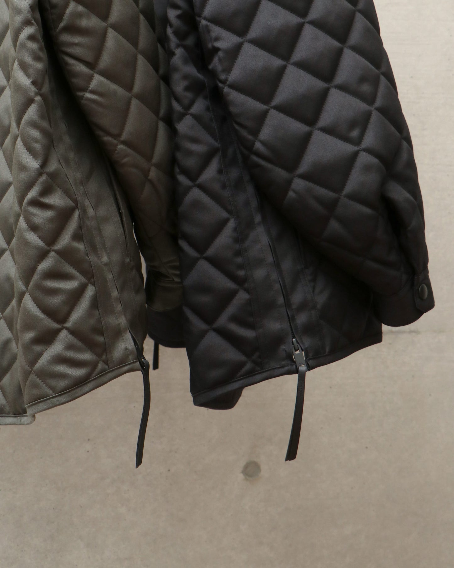 HOODED QUILTING COAT