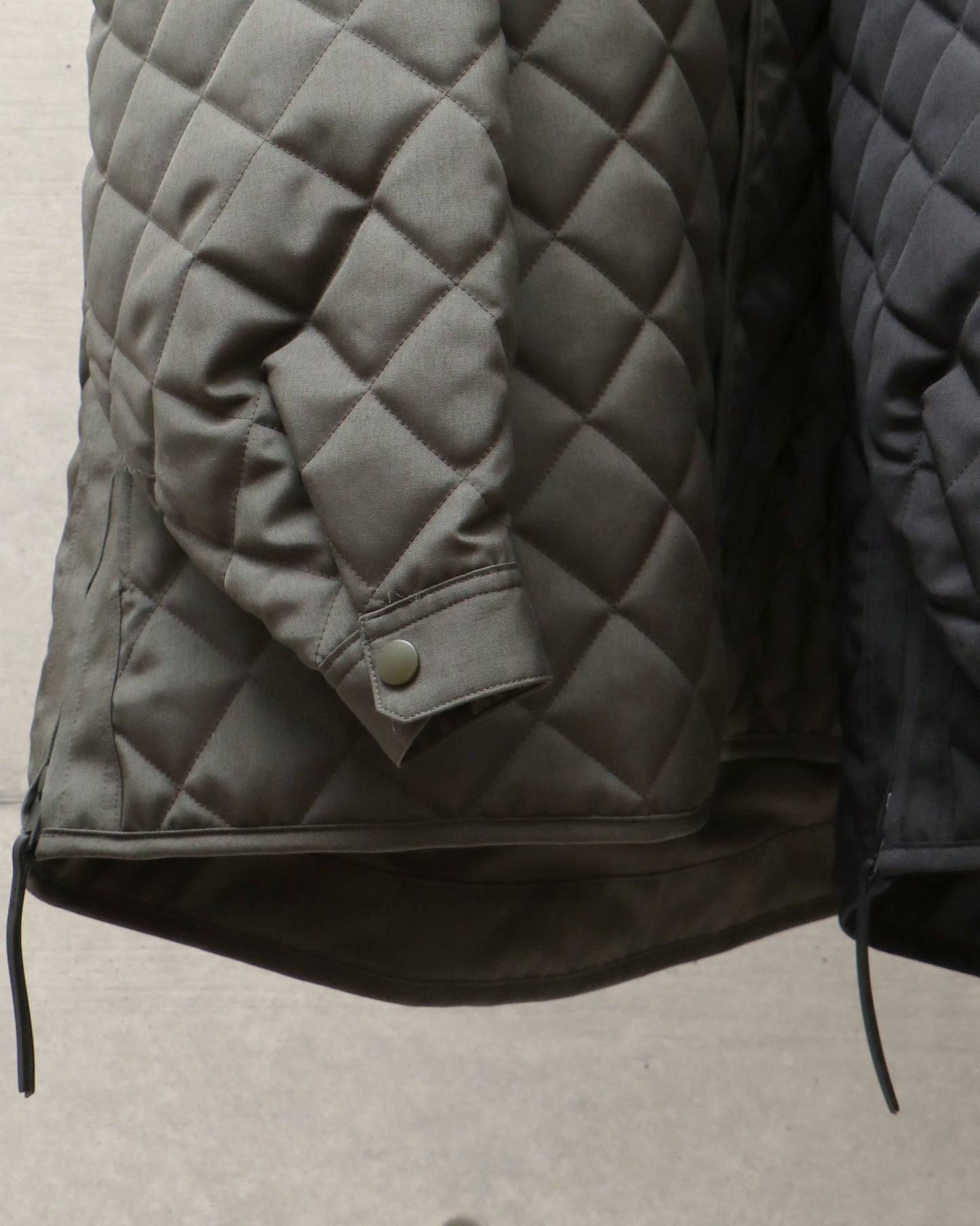 HOODED QUILTING COAT